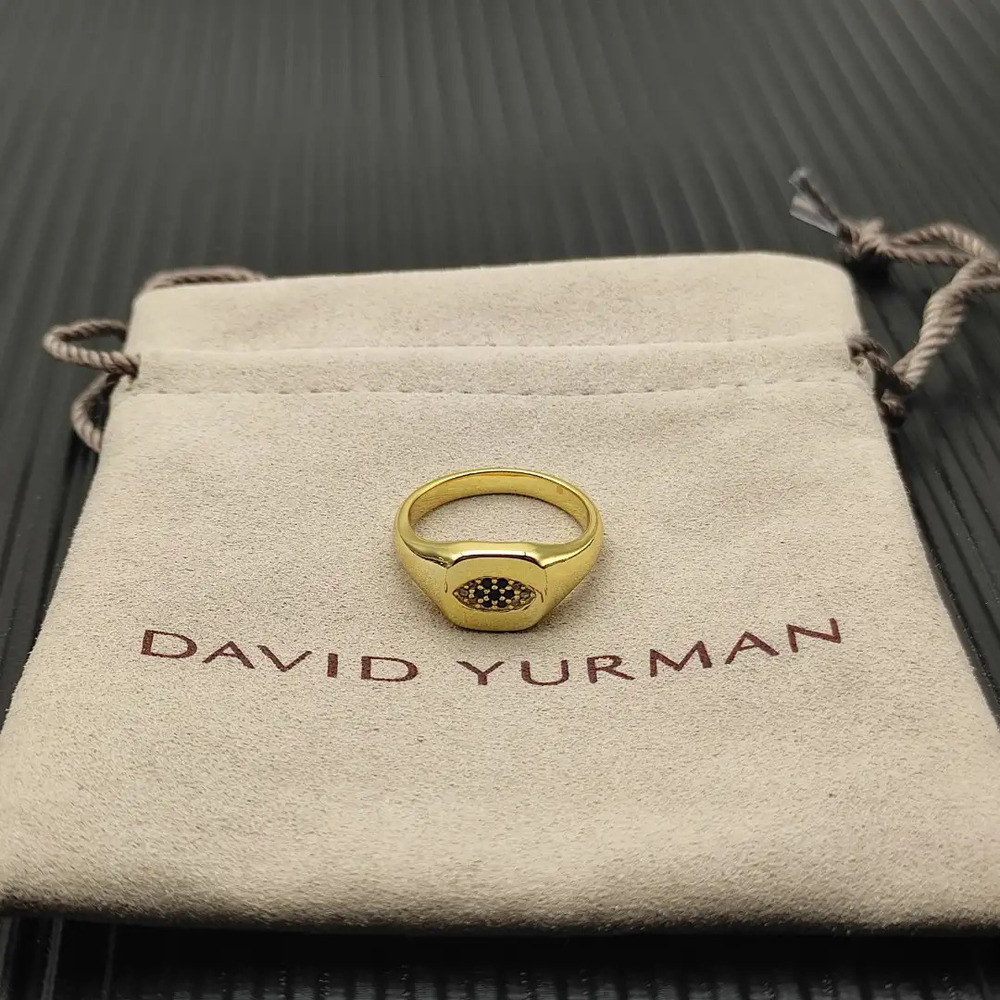 David Yurman Gold Evil Eye Ring